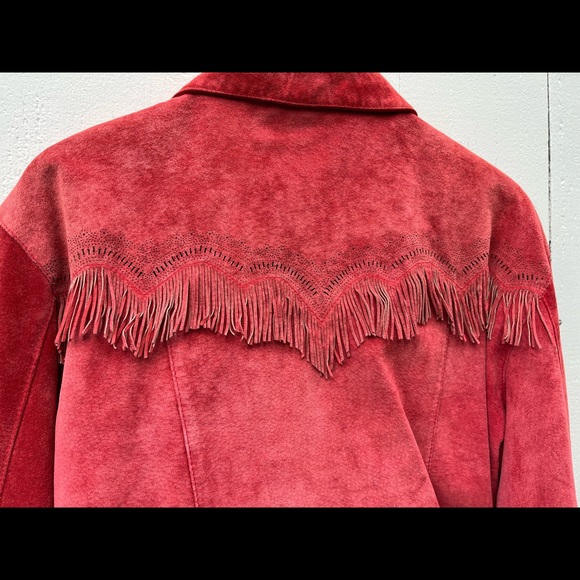 Fringed Suede Jacket - Picture 4 of 6